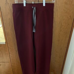Figs Maroon Scrub pants S